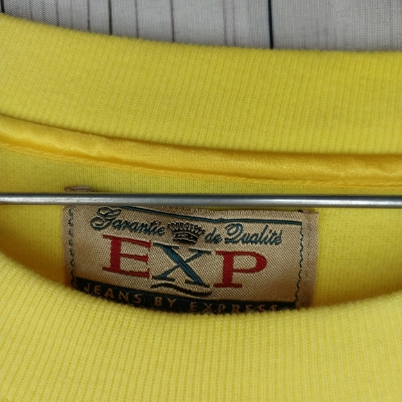 Express EXP Vintage Yellow Sweatshirt - Picture 6 of 14